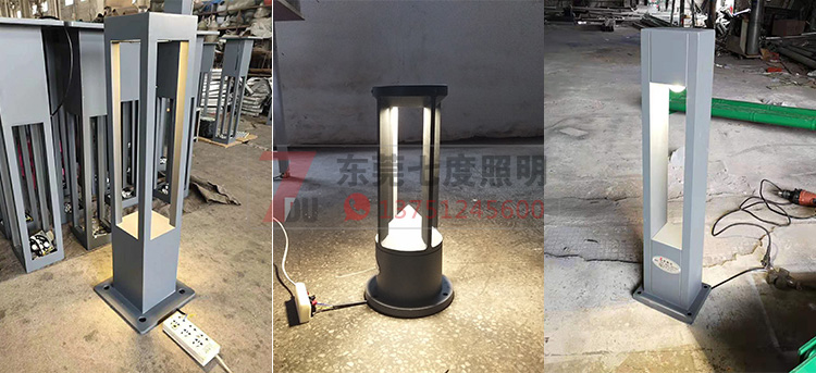 麻豆视频下载照明户外LED草坪灯非标定制生产实拍图片