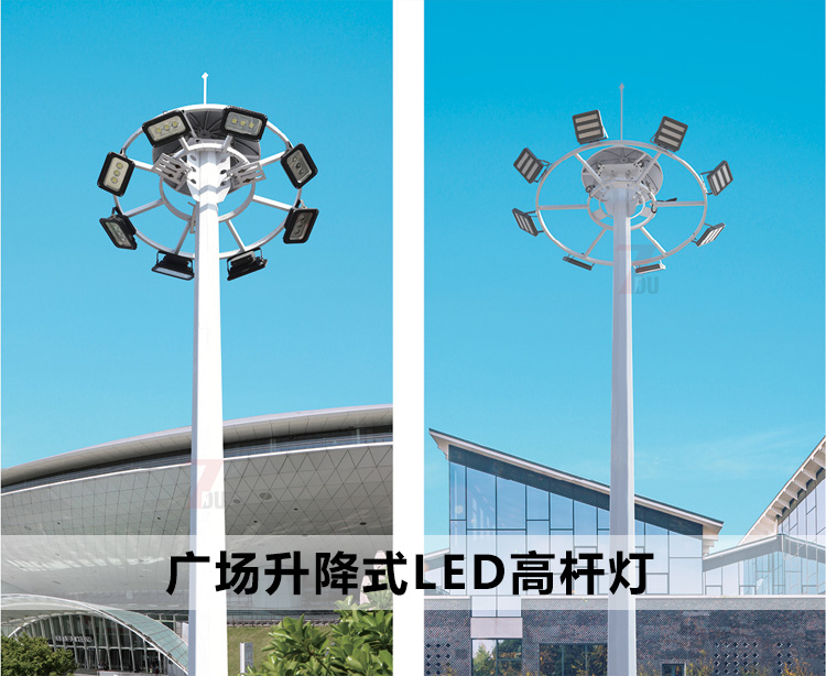 户外广场升降式LED麻豆视频传媒下载效果图片